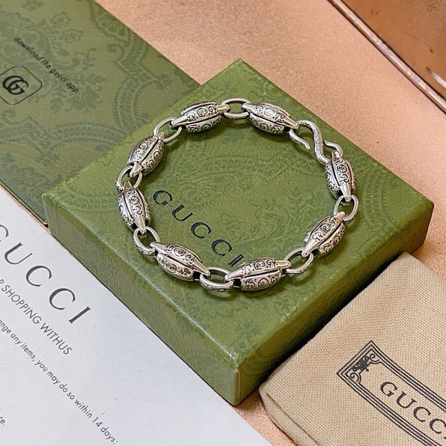 Gucci Bracelet Silver 050#307 - 1