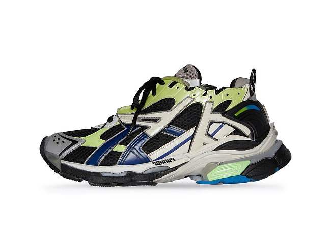 Balenciaga Runner Green Blue Black Grey 677403W3RB55179 - 1
