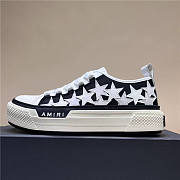 Amiri Sneaker Stars Court Low Black White - 5