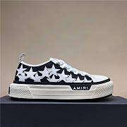 Amiri Sneaker Stars Court Low Black White - 4