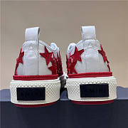 Amiri Sneaker Stars Court Low Red - 4