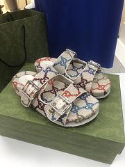 Gucci Slide Sandal with Straps Beige - 2