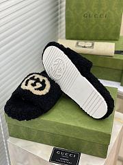 Gucci Slides Fur Black - 2
