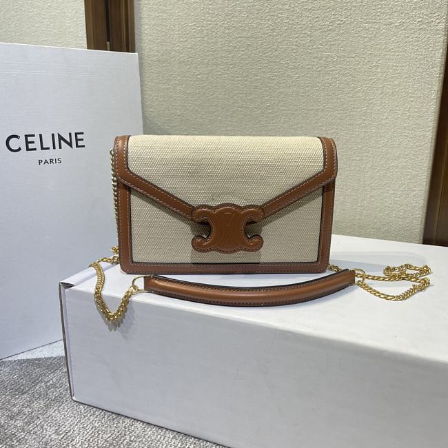 Celine Bags 60123173 Beige size 19.5×4.5×12.5cm - 1