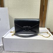 Celine Bags 60123173 Black size 19.5×4.5×12.5cm - 1