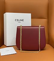 Celine Bags 80123220 Red Size 24.5x17x4cm - 4