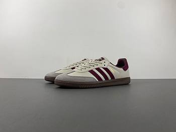 Adidas Samba OG Putty Grey Maroon ID1482