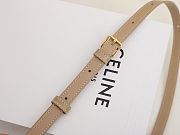 Celine Bag Cream 110962 Size 18.5x16x6cm - 6