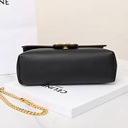 Celine Bag Black 115853 Size 25x15x8cm - 5