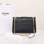 Celine Bag Black 115853 Size 25x15x8cm - 6