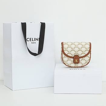 Celine Bag White 196702 Size 15x11x4cm