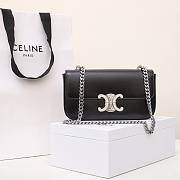 Celine Bag Black 197993 Size 20.5x10.5x4cm - 1