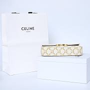 Celine Bag White Gold 197993 Size 20.5x10.5x4cm - 3
