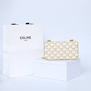 Celine Bag White Gold 197993 Size 20.5x10.5x4cm - 4