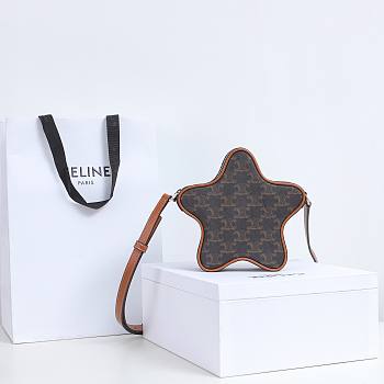 Celine Bag Black Star 198763 Size 18x15x6cm