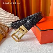 HERMES Belt Gold 231128B - 3