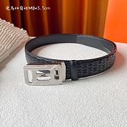 HERMES Belt Silver 231128B - 5