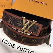 LV CHAIN 30MM REVERSIBLE BELT M0386W - 2