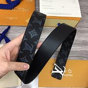 LV SHAPE TAURILLON SHADOW 40MM REVERSIBLE BELT MP280T 01 - 3
