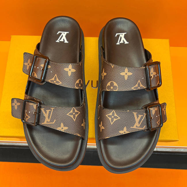 Louis Vuitton Slide Brown 01 - 1