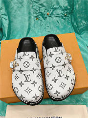 Louis Vuitton Flat Comfort Clog White - 4
