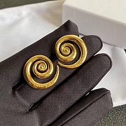 Balenciaga Earrings Gold Spiral 635851 - 5