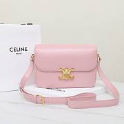 Celine Bag Pink 191242 Size 22.5x16.5x7.5cm - 4