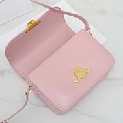 Celine Bag Pink 191242 Size 22.5x16.5x7.5cm - 5