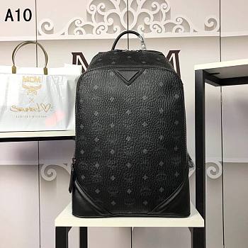 MCM Backpack Black A1036 Size 30x41x18cm