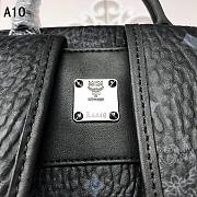 MCM Backpack Black A1036 Size 30x41x18cm - 2