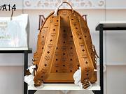 MCM Backpack Cognac A1424 Large size 33x41x15cm - 6