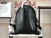 MCM Stark Backpack In Black 33x27x13CM - 6