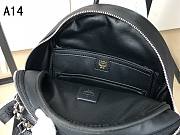 MCM Stark Backpack In Black 33x27x13CM - 3