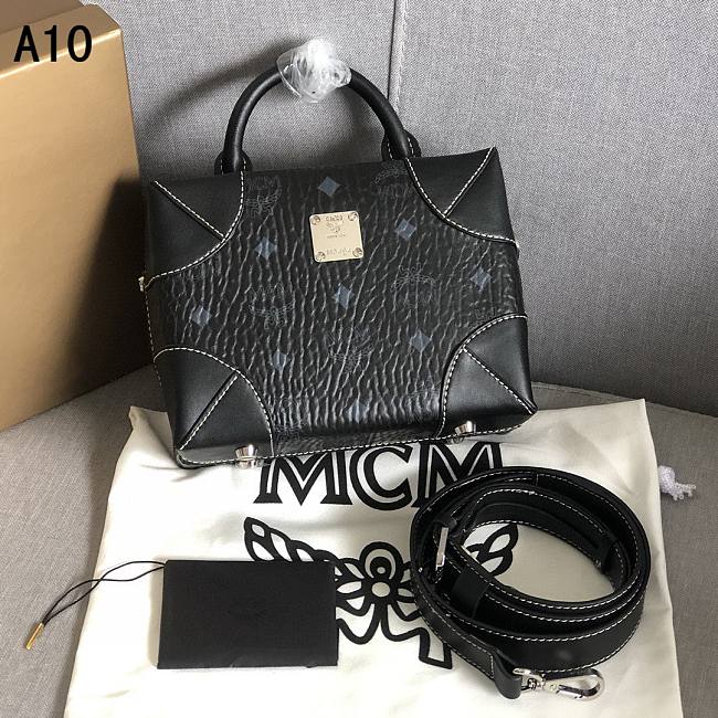 MCM tote Bags Black A1034 Size 19x14x8cm - 1