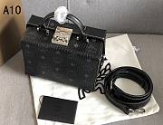 MCM tote Bags Black A1034 Size 19x14x8cm - 2