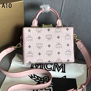MCM tote Bags Pink A1034 Size 19x14x8cm - 6