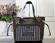 LV NEVERFULL M12061 Black Size 32x27x14cm - 1