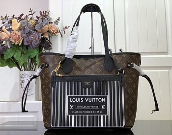 LV NEVERFULL M12061 Black Size 32x27x14cm
