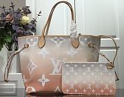 LV NEVERFULL M45680 Peach Size 31x28x14cm - 4