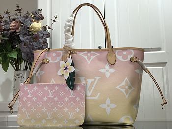 LV NEVERFULL M45680 Pink Size 31x28x14cm