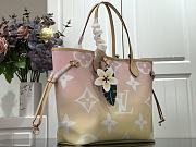 LV NEVERFULL M45680 Pink Size 31x28x14cm - 6