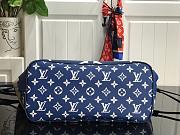 LV NEVERFULL MM M45128 BLUE Size 31x28.5x17cm - 5