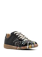 Maison Margiela Paint Replica low-top Sneakers Black - 4