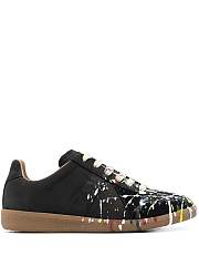 Maison Margiela Paint Replica low-top Sneakers Black - 3