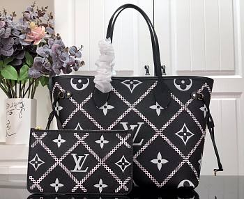 LV NEVERFULL MM M46040 BLACK Size 31x28x14cm