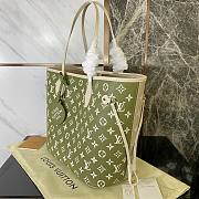 LV NEVERFULL MM M46102 MOS GREEN Size 31x28x14cm - 5