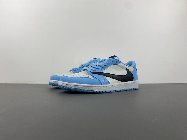 Air Jordan 1 Retro Low OG SP Travis Scott Sail Shy Blue DM7866-107 - 1