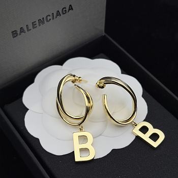 Balenciaga Earrings Gold 137