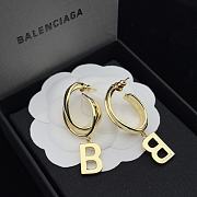 Balenciaga Earrings Gold 137 - 4