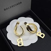 Balenciaga Earrings Gold 137 - 2
